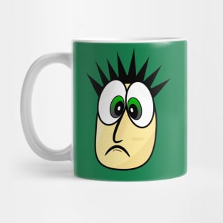 Disappointed Funny Face Cartoon Mug